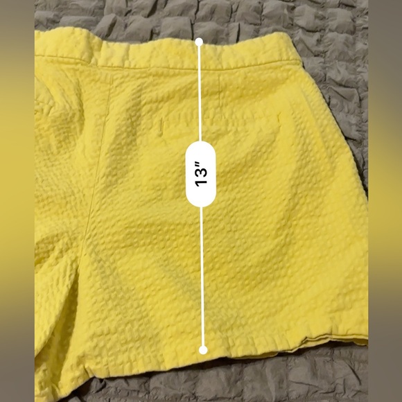 Banana Republic Women’s Yellow 3” Shorts Size 10 - Picture 7 of 7